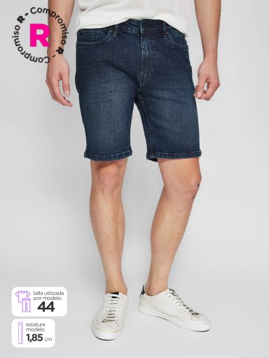 BERMUDA HOMBRE MARQUIS ALGODÓN DENIM - 1