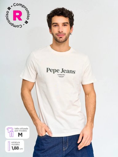 POLERA HOMBRE PEPE JEANS ALGODÓN MANGA CORTA - 1
