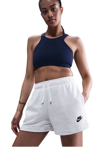 SHORT MUJER NIKE DQ5802 GRIS SPORTSWEAR CLUB FLEECE - 4