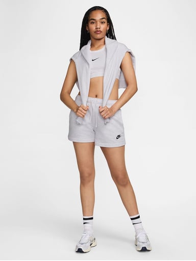 SHORT MUJER NIKE DQ5802 GRIS SPORTSWEAR CLUB FLEECE - 6