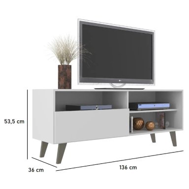 RACK TV ALTAVISION DETROIT 55" BLANCO - 3