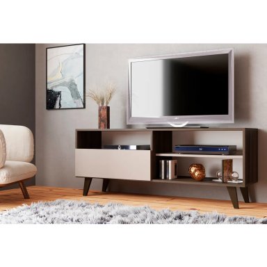 RACK TV ALTAVISION DETROIT 55" CAFÉ/BLANCO - 5