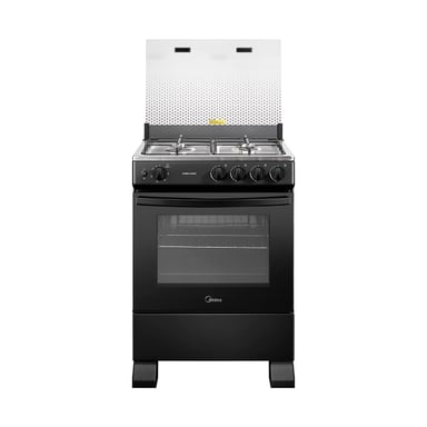 COCINA A GAS MIDEA MFO-MG24TCSSLBK 4 PLATOS NEGRO - 2