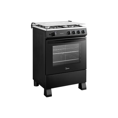 COCINA A GAS MIDEA MFO-MG24TCSSLBK 4 PLATOS NEGRO - 4