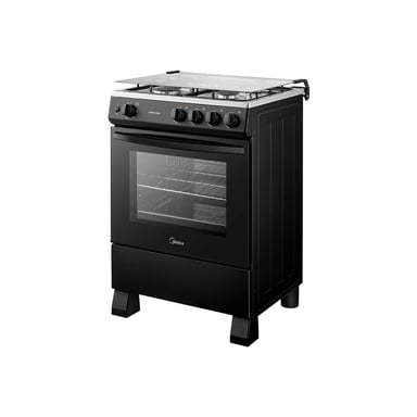 COCINA A GAS MIDEA MFO-MG24TCSSLBK 4 PLATOS NEGRO - 5