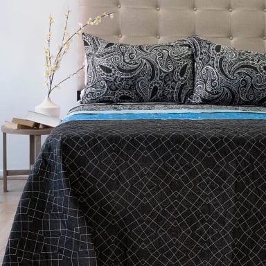 QUILT DORAL HOTPRESS ESTAMPADO ORIGINS 2 PLAZAS D13 - 1