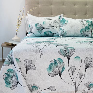 QUILT DORAL HOTPRESS ESTAMPADO ORIGINS 2 PLAZAS D11 - 1
