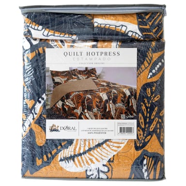 QUILT DORAL HOTPRESS ESTAMPADO ORIGINS 1.5 PLAZAS D3 - 4