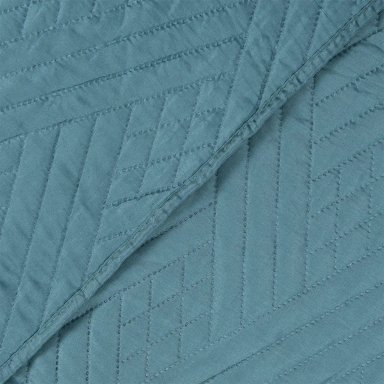 SET QUILT LISO + SÁBANA LISA MASHINI KING VERDE - 3