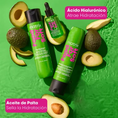 SET PARA CABELLO SECO MATRIX FOOD FOR SOFT SHAMPOO 300 ML + ACONDICIONADOR 300 ML - 5
