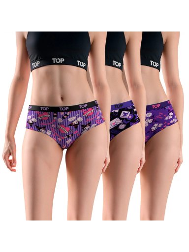 PACK 3 CALZONES MUJER TOP PANTALE ALGODÓN - 1