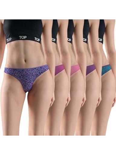 PACK 5 COLALESS MUJER TOP ALGODÓN SIN ELÁSTICO - 1