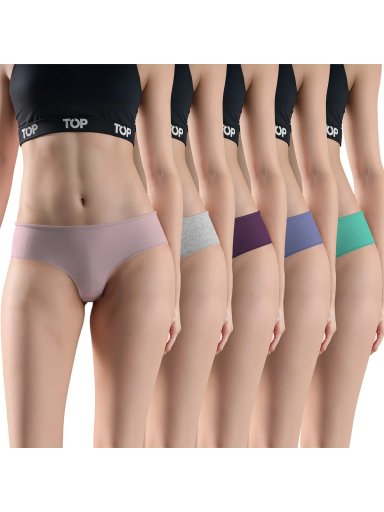 PACK 5 CALZONES MUJER TOP CULOTTE SIN ELÁSTICO - 1