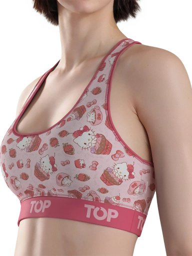 PETO MUJER TOP ALGODÓN HELLO KITTY - 2