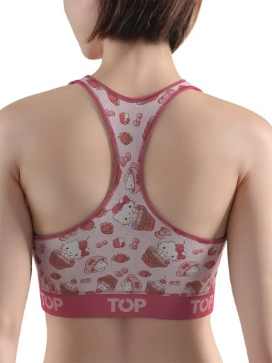 PETO MUJER TOP ALGODÓN HELLO KITTY - 3
