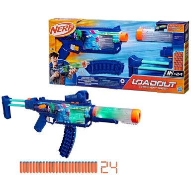 LANZADOR NERF LOADOUT LANZADOR CYBERLIGHT GHOST - 1