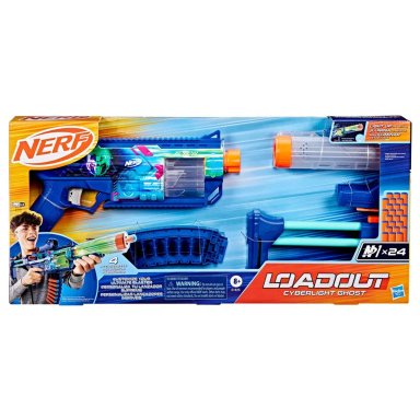 LANZADOR NERF LOADOUT LANZADOR CYBERLIGHT GHOST - 7