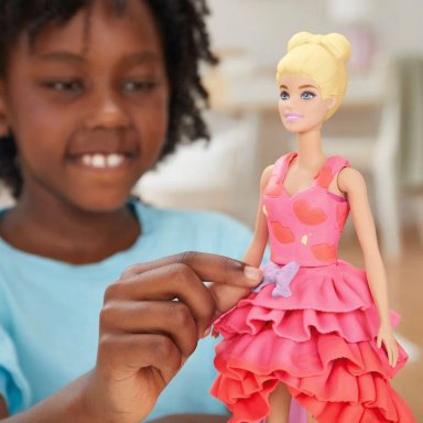 SET DE MASAS MOLDEABLE PLAY-DOH BARBIE DESFILE DE MODA DE DISEÑADOR - 14