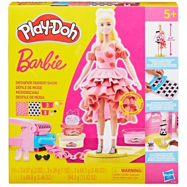 SET DE MASAS MOLDEABLE PLAY-DOH BARBIE DESFILE DE MODA DE DISEÑADOR - 3