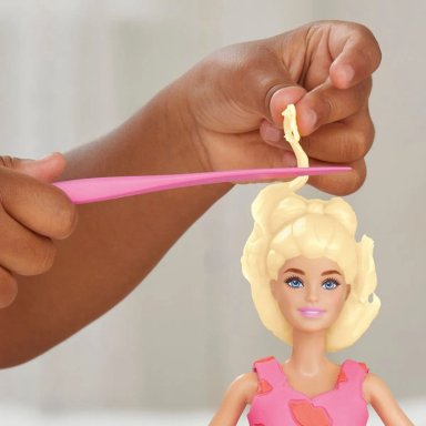 SET DE MASAS MOLDEABLE PLAY-DOH BARBIE DESFILE DE MODA DE DISEÑADOR - 6