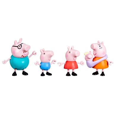 MUÑECA PEPPA PIG SET DE FIGURAS PEPPA Y SU FAMILIA DE CINCO - 2