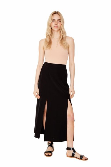 FALDA JANE MIDI II EN COLOR NEGRO - 1