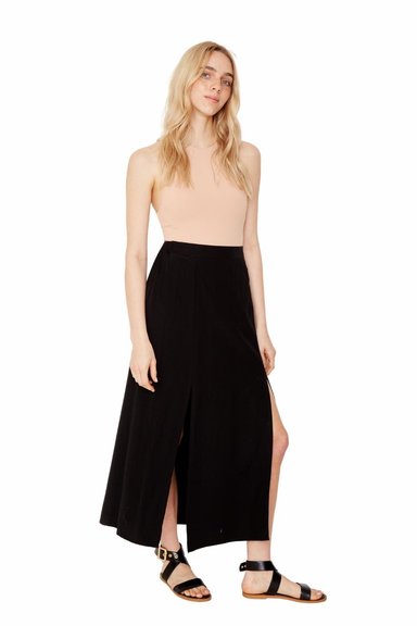 FALDA JANE MIDI II EN COLOR NEGRO - 2