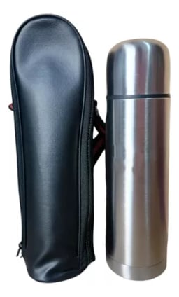 Thermos 101509 - Vaso De Viaje De Acero Inoxidable, Negro Mate, 0.47L