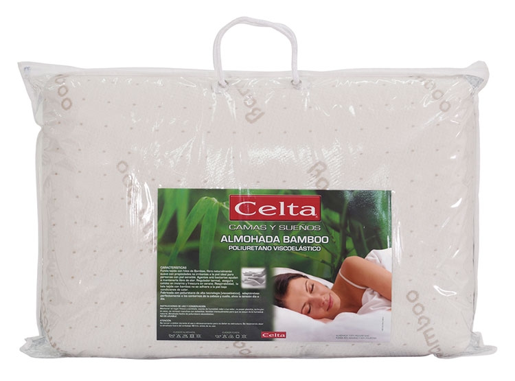 ALMOHADA CELTA VISCOELASTICA BAMBOO 60 X 40 CM