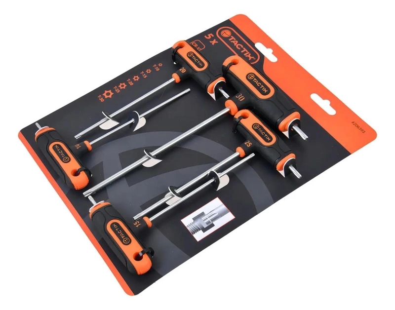 JUEGO DE LLAVE TORX INVIOLABLE 5 PIEZAS