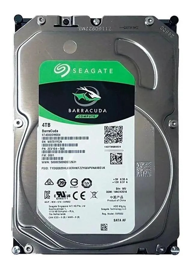 DISCO DURO INTERNO 4TB SEAGATE BARRACUDA