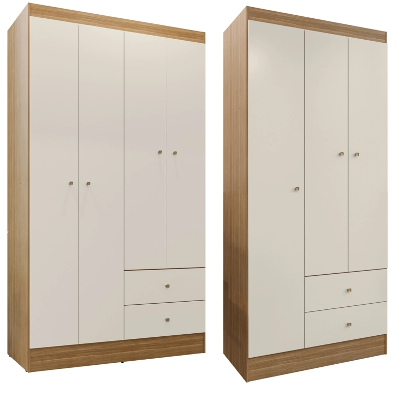 COMBO CLOSET VERSA 4 PUERTAS + CLOSET VERSA 3 PUERTAS OFF WHITE K4232