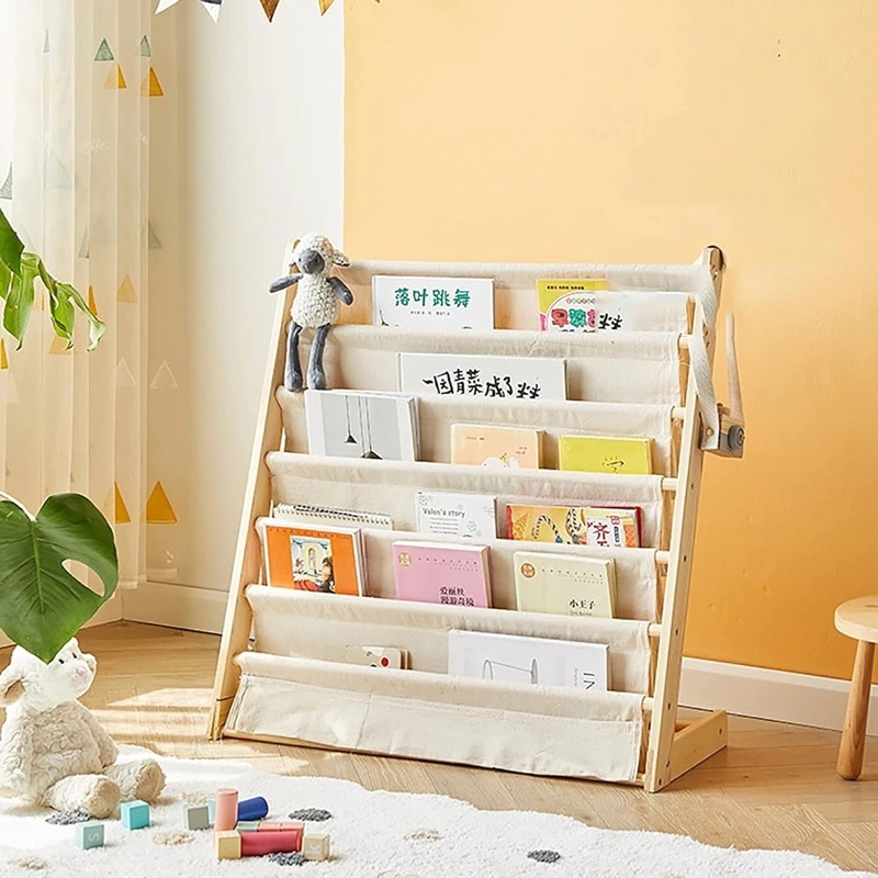 LIBRERO INFANTIL DE MADERA BLANC