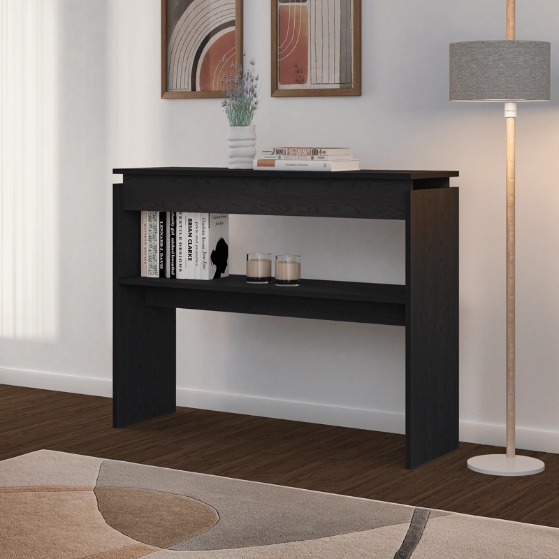 APARADOR ARRIMO CRETA NEGRO 100X30X78,5 CM