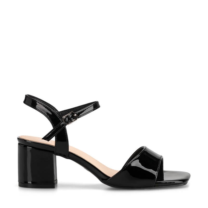 SANDALIA CASUAL TACO NEGRA MUJER WEIDE GH79
