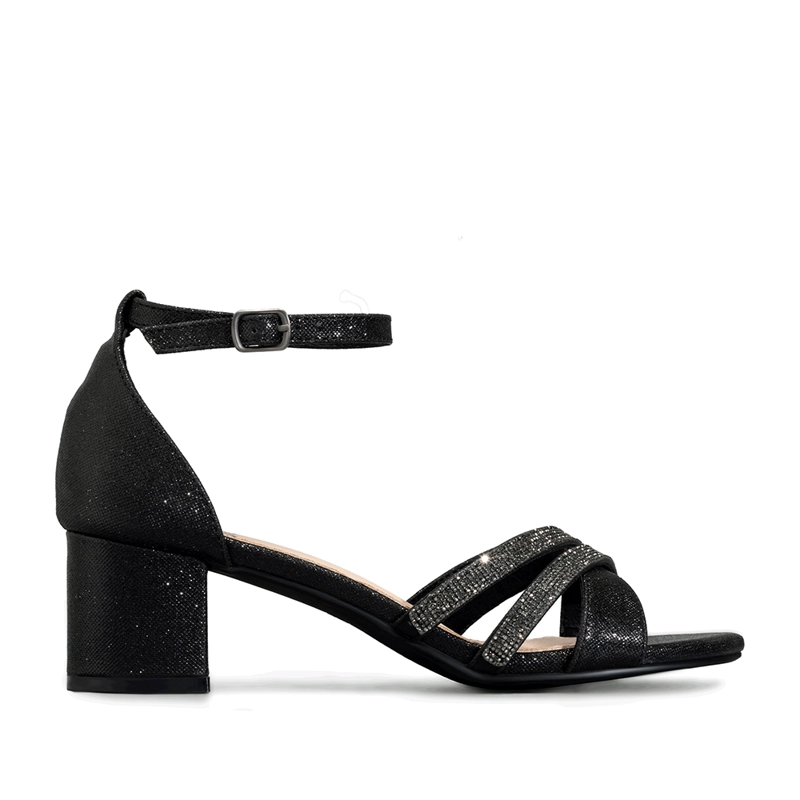 SANDALIA TACO GRUESO FIESTA PEDRERIA MUJER WEIDE YOU525