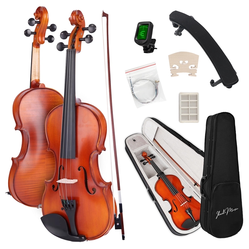 VIOLIN 4/4 ACUSTICO IBRAH MUSIC ESTUCHE Y ARCO + ACCESORIOS
