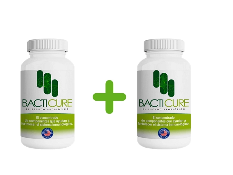 BACTICURE - ESCUDO PROBIOTICO 2X1 - 60 DIAS