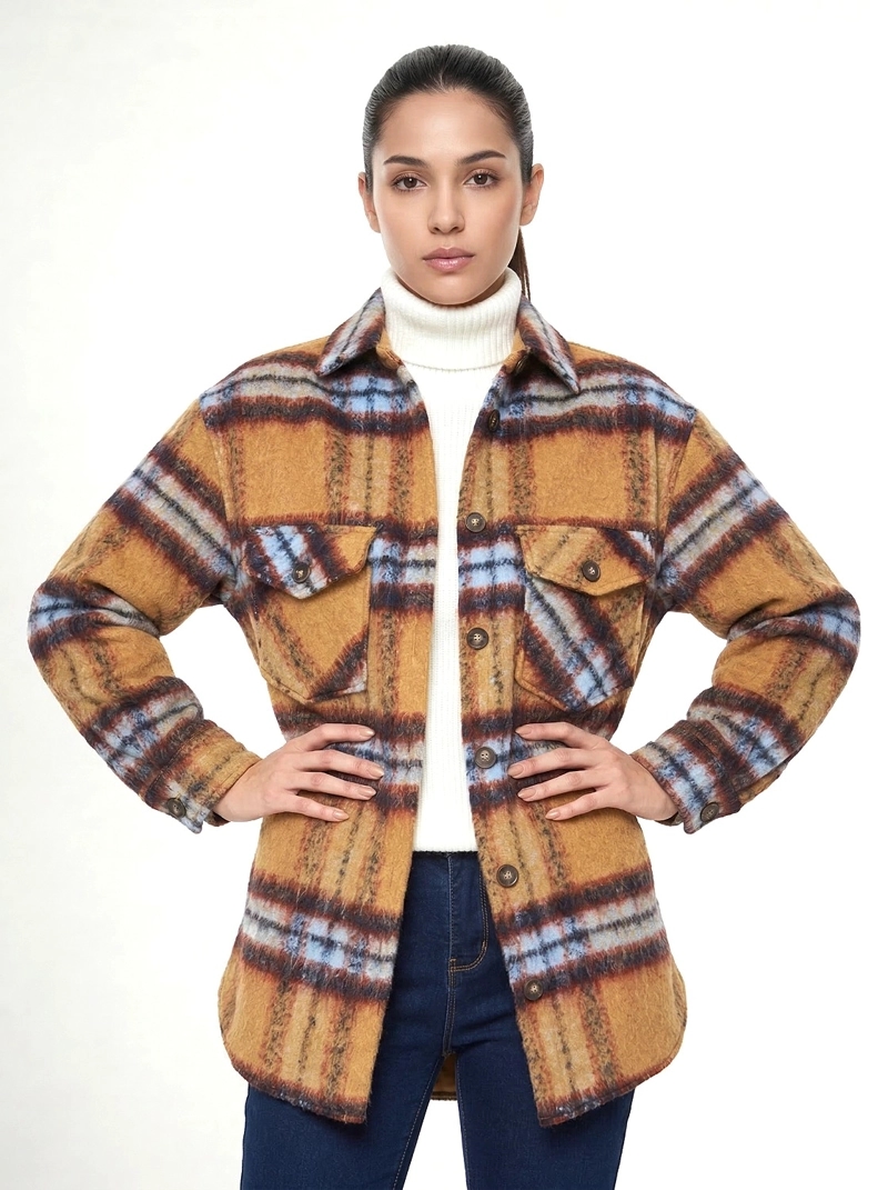 CHAQUETA LEÑADORA CAMEL NICOPOLY