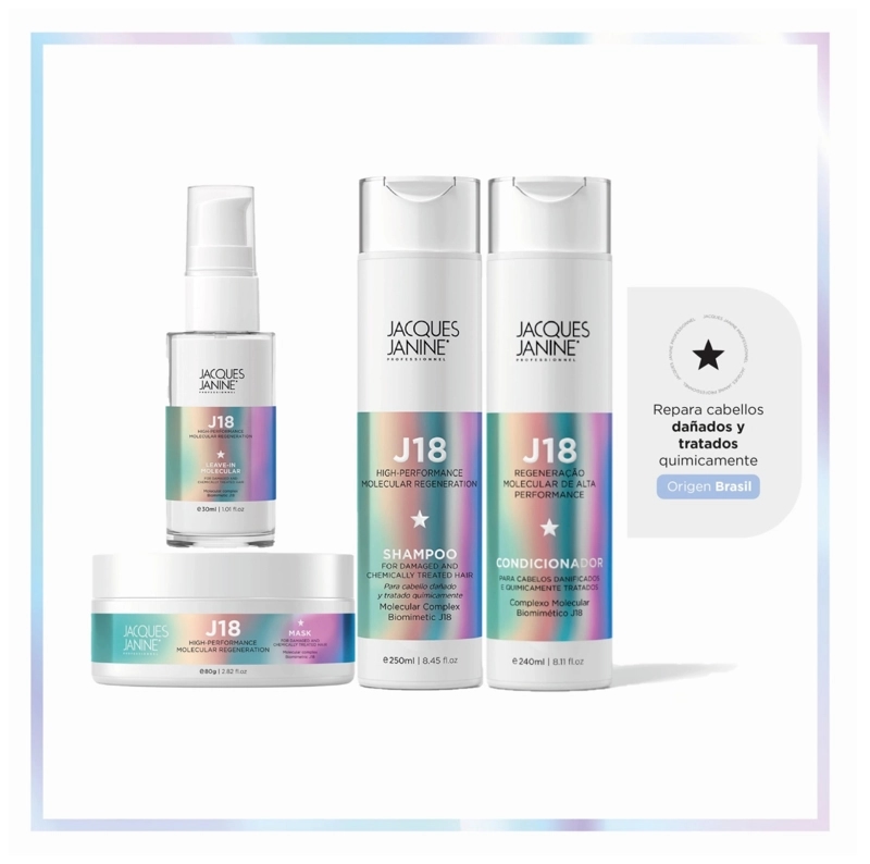 KIT TRATAMIENTO CAPILAR REGENERACION MOLECULAR INTENSIVA DE 4 PASOS