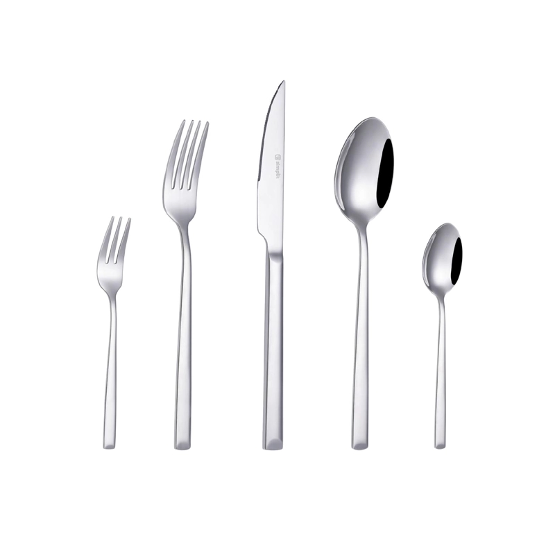 SET DE CUCHILLERIA 30 PCS CUBIERTOS ACERO INOXIDABLE SICILIA