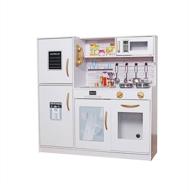 COCINA DE JUGUETE INFANTIL NIÑOS MADERA ACCESORIOS BANDU