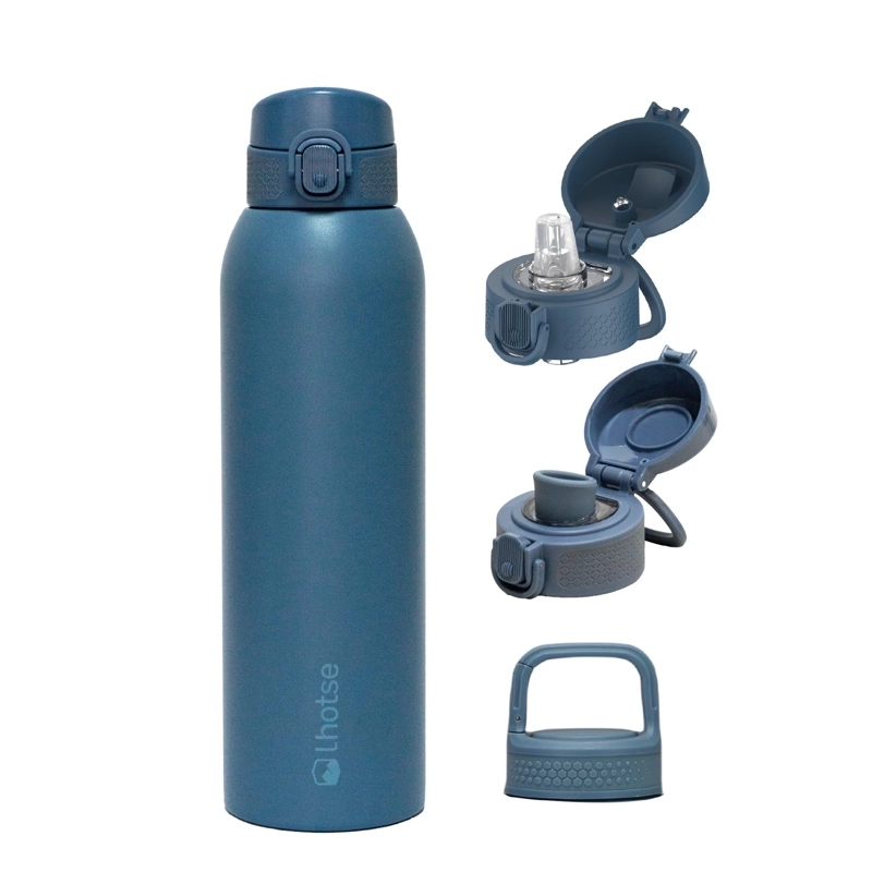 BOTELLA TE RMICA AGUA ACERO INOX 3 TAPAS HYDROCORE 1LT LHOTSE