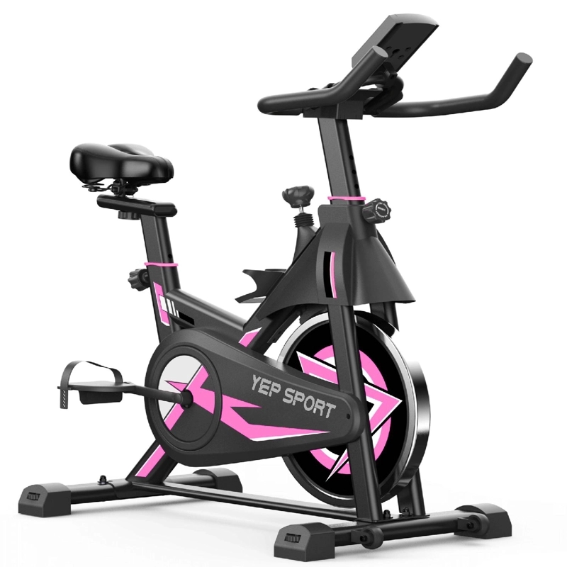 BICICLETA SPINNING PRO 14 KG DISCO 1016-3 PINK