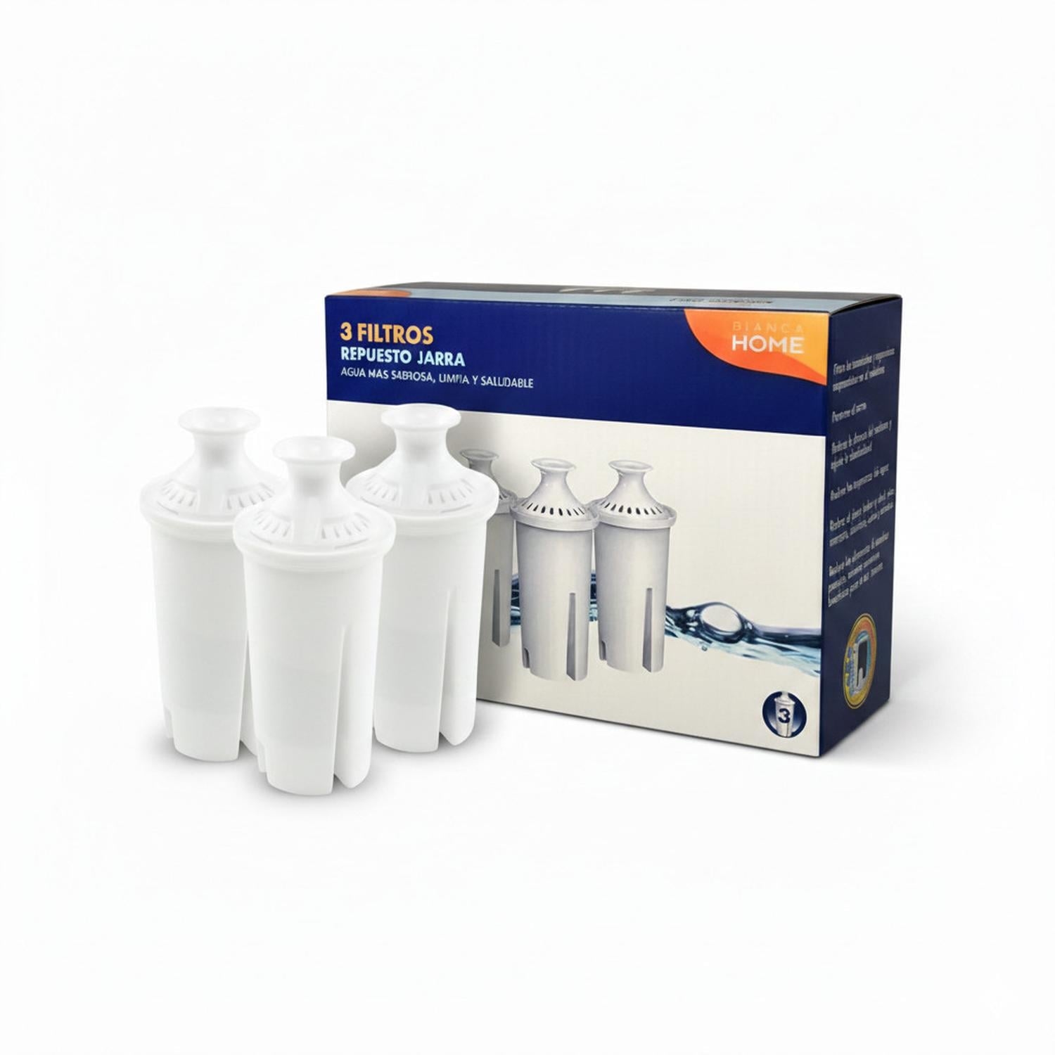 PACK 3 FILTROS PRO OUTDOOR JARRAS BIANCA HOME