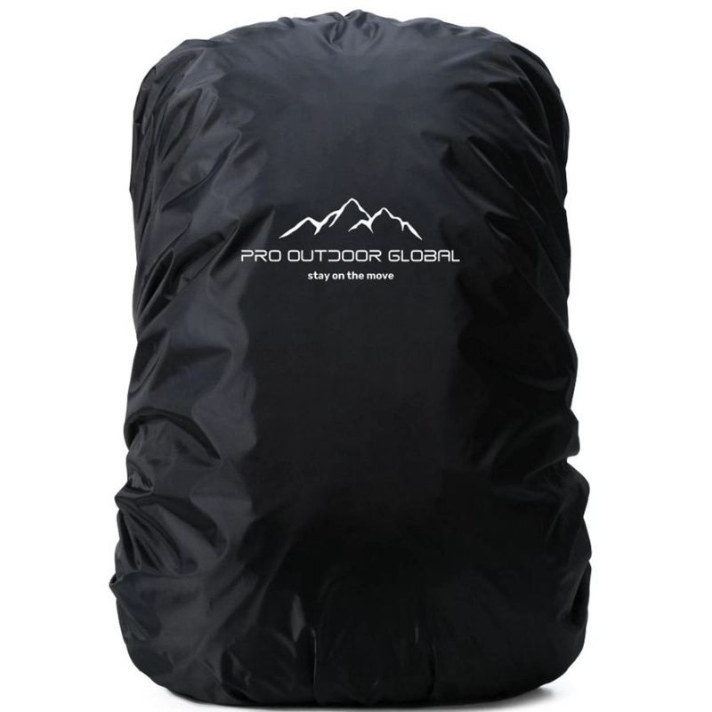 CUBRE MOCHILA CONTRA AGUA IMPERMEABLE FUNDA 45LTS NEGRA