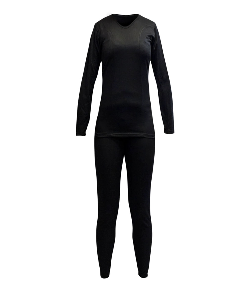 CONJUNTO MUJER HARDWORK PRIMERA CAPA POLIESTER HW COOLDRY BLACK