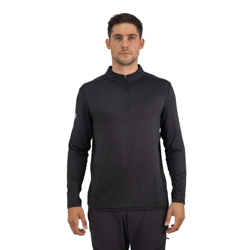 POLERA DRY FIT HW SPX MANGA LARGA HOMBRE BLACK