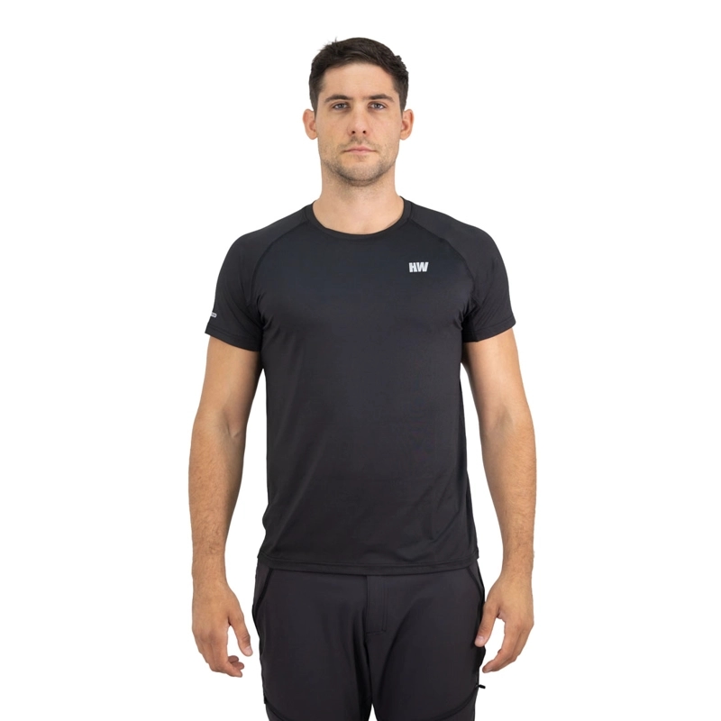 POLERA DRY FIT HW SPX MANGA CORTA HOMBRE BLACK