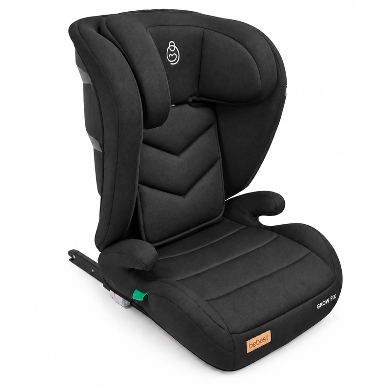 SILLA AUTO BUTACA GROW FIX I-SIZE NEGRO BEBESIT